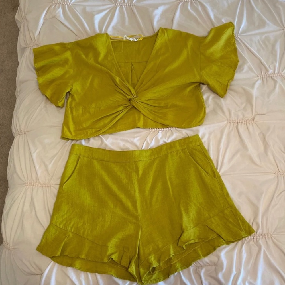 Mustard two piece set